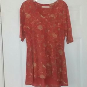 Peruvian Connection Floral Tunic